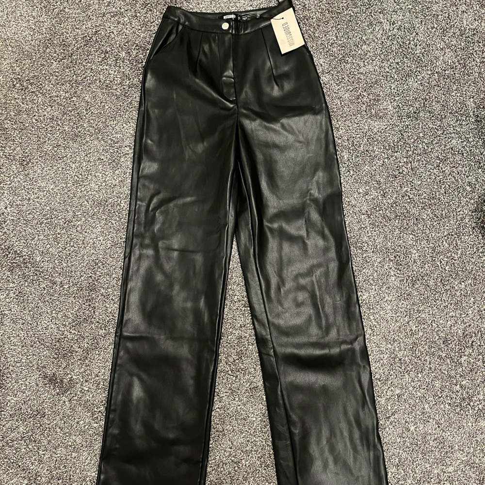 Black leather pants!